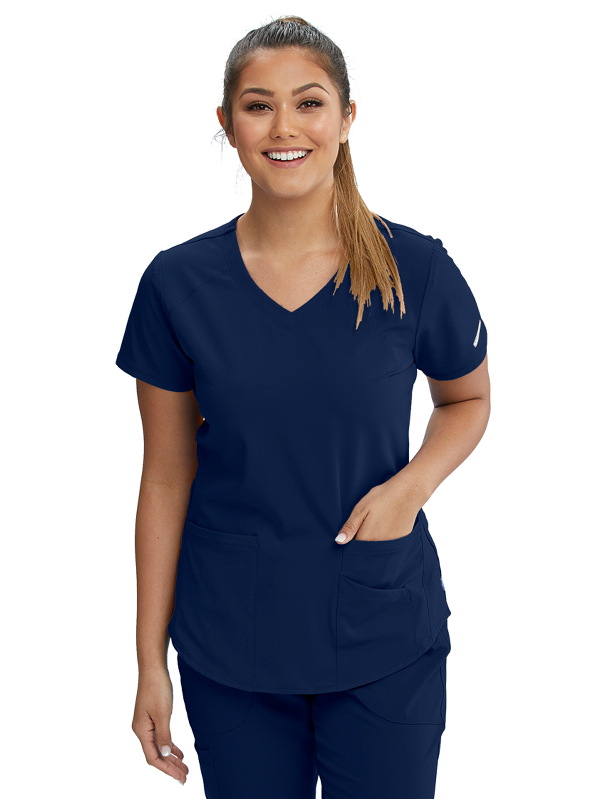 Skechers - Women's Three-Pocket Curved V-Neck Breeze Scrub Top 29