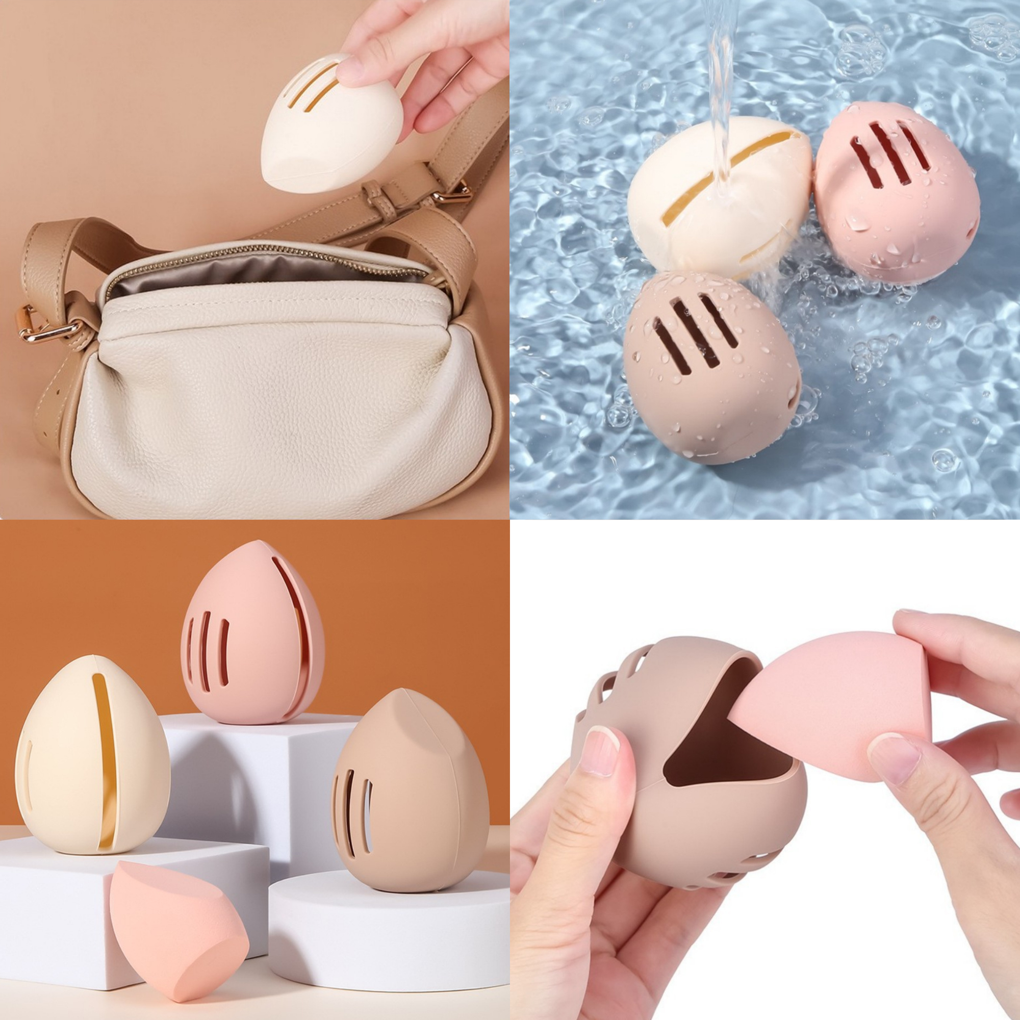 Anti-mold Silicone Beauty Egg Storage 2