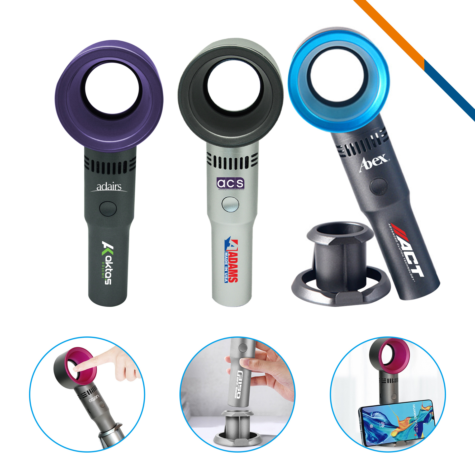 SoloCool Mini Bladeless Handheld Fan 1