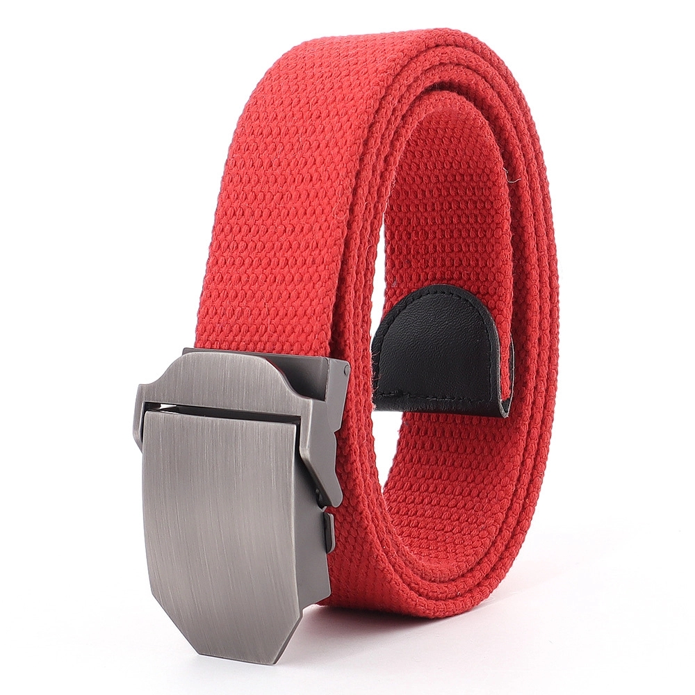 Outdoor Mental Buckle Canvas Belt 4