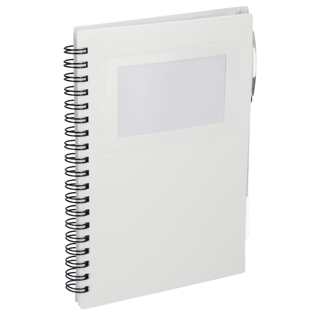 FSC® Recycled 5" x 7" Star Spiral Notebook with Pe 100