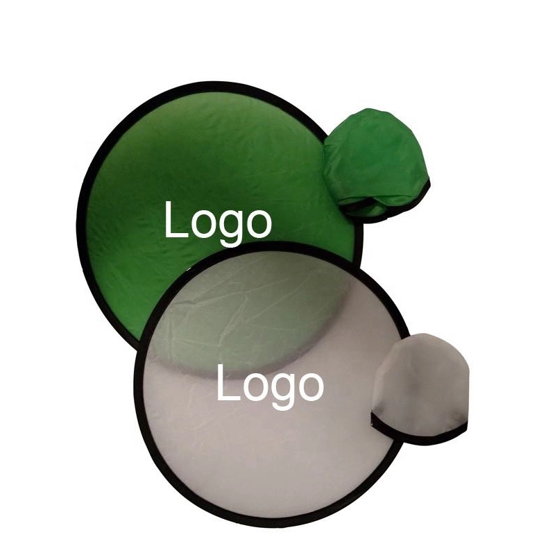 Foldable Flying Disc Fans Folding Pocket Advertising 6