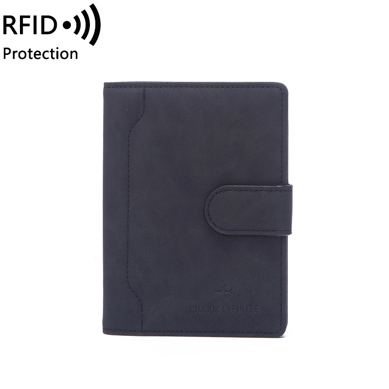 Rfid Blocking Travel Passport Holder Cover Slim Id Card Case 9