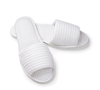 Unisex OSFA Open Toe Waffle Slippers 2