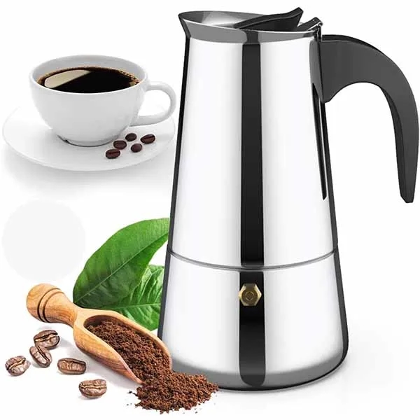 Espresso Moka Pot Percolator Coffee Machine Maker 6