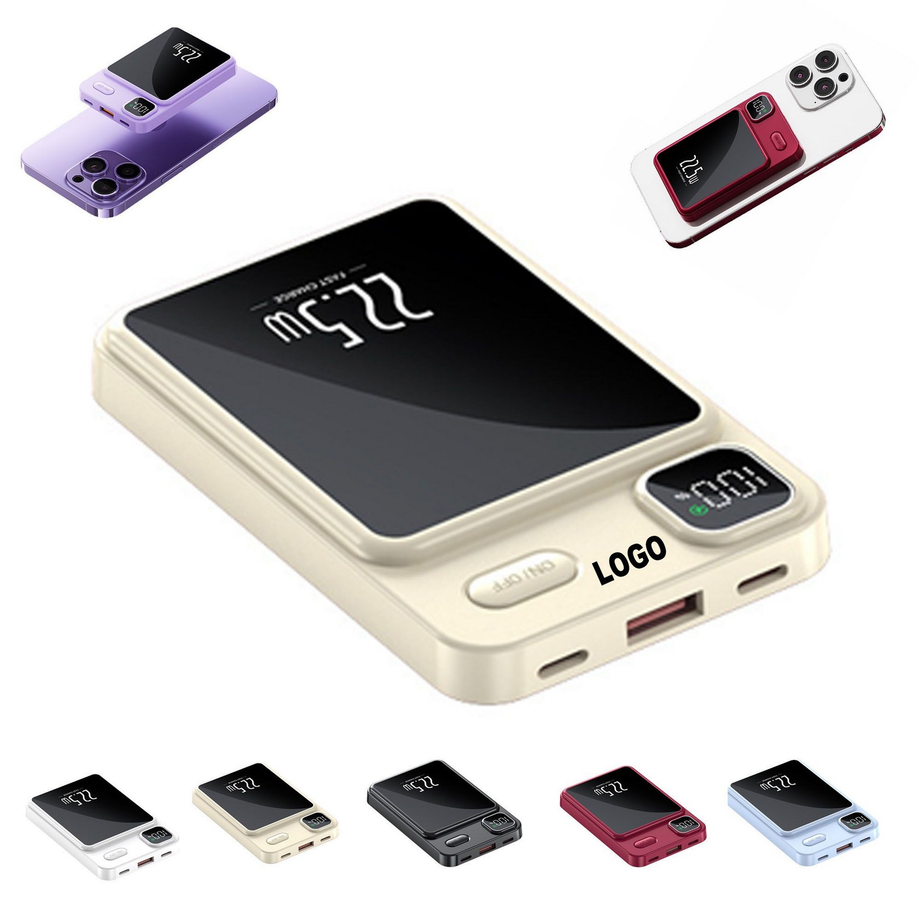 10000mAh Magnetic Absorption Power Bank
