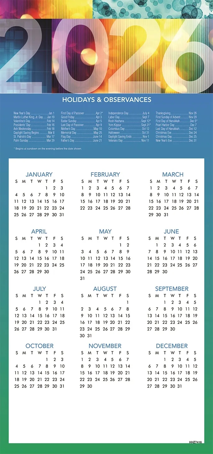 Bold Year Calendar Cards 3
