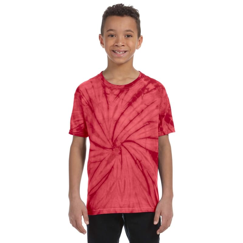 Tie-Dye Youth 5.4 Oz. 100% Cotton Spider T-Shirt 14