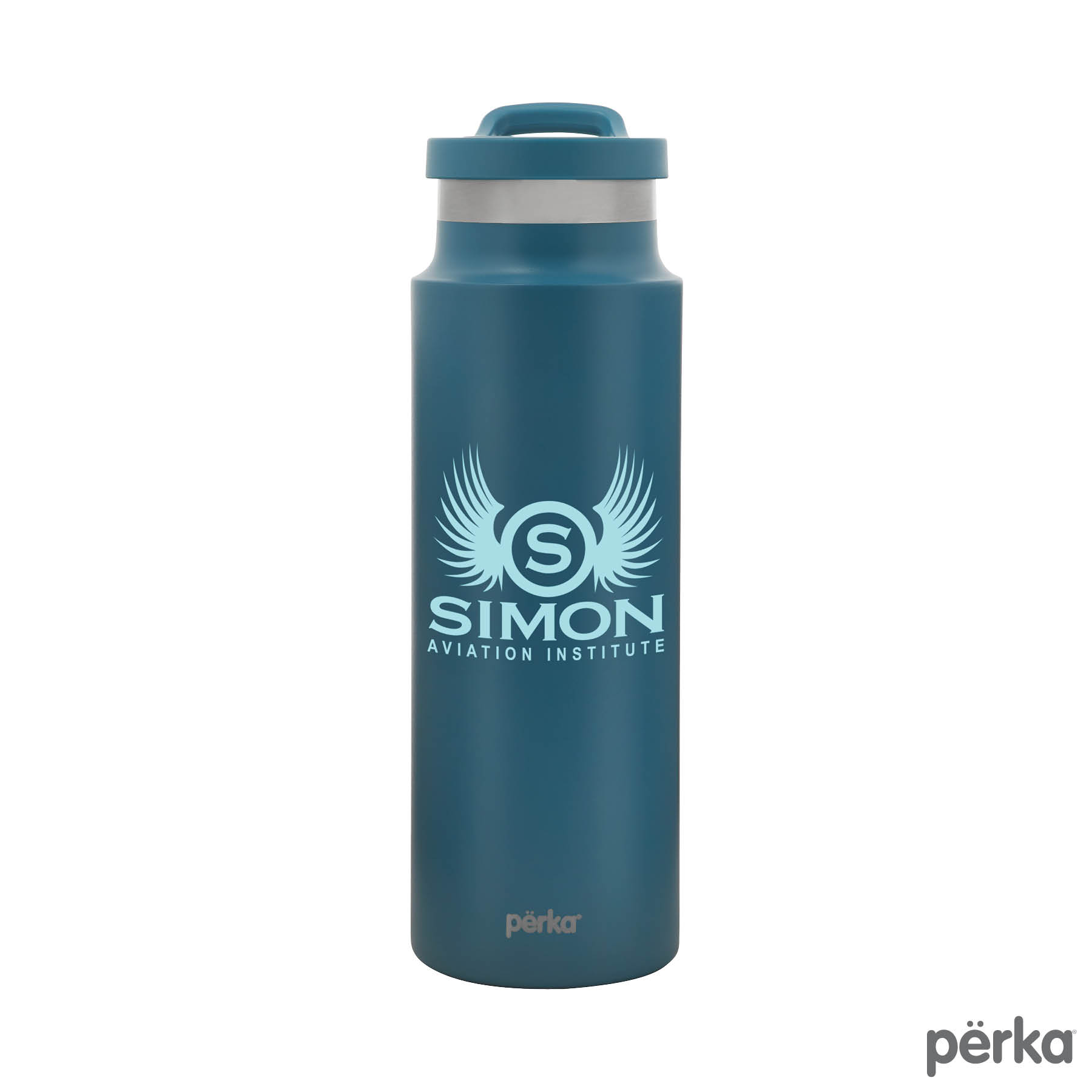 Perka® Monroe 24 oz. Double Wall Recycled Stainless Steel Water Bottle 28