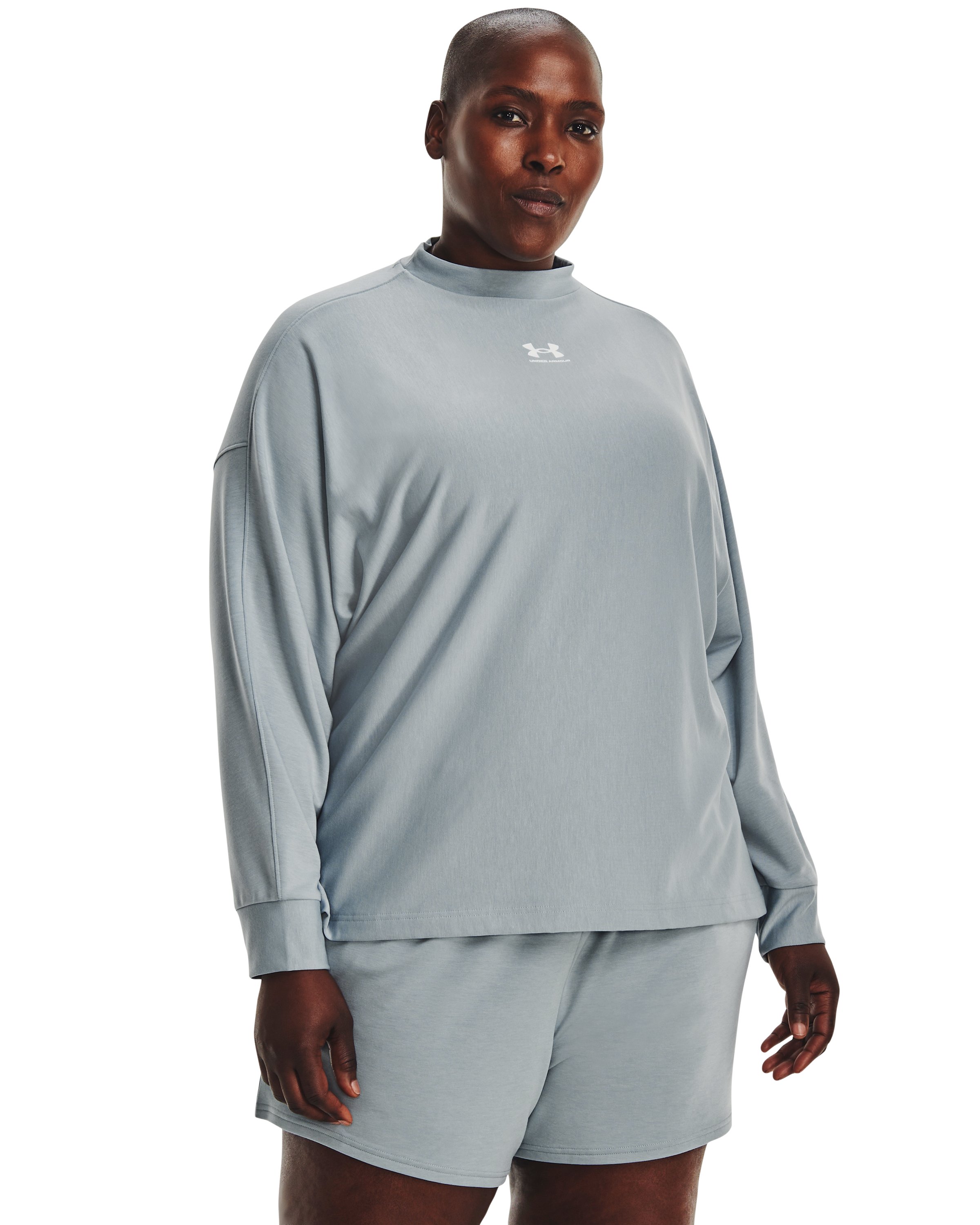 Women's UA Rival Terry Oversized Crew 2
