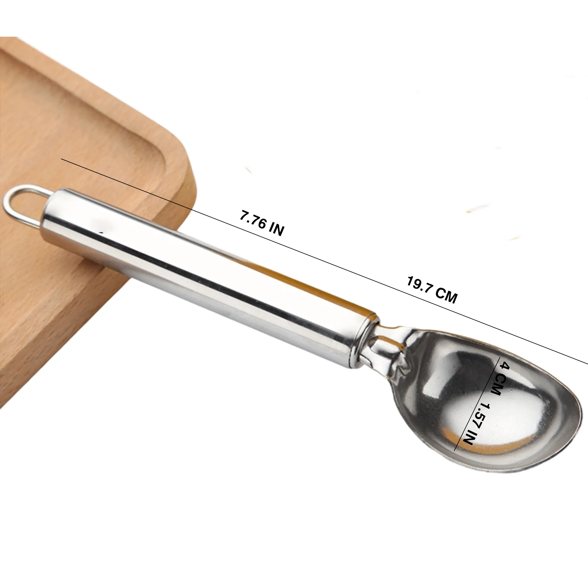 Stainless Steel Ice Cream Scoop 2