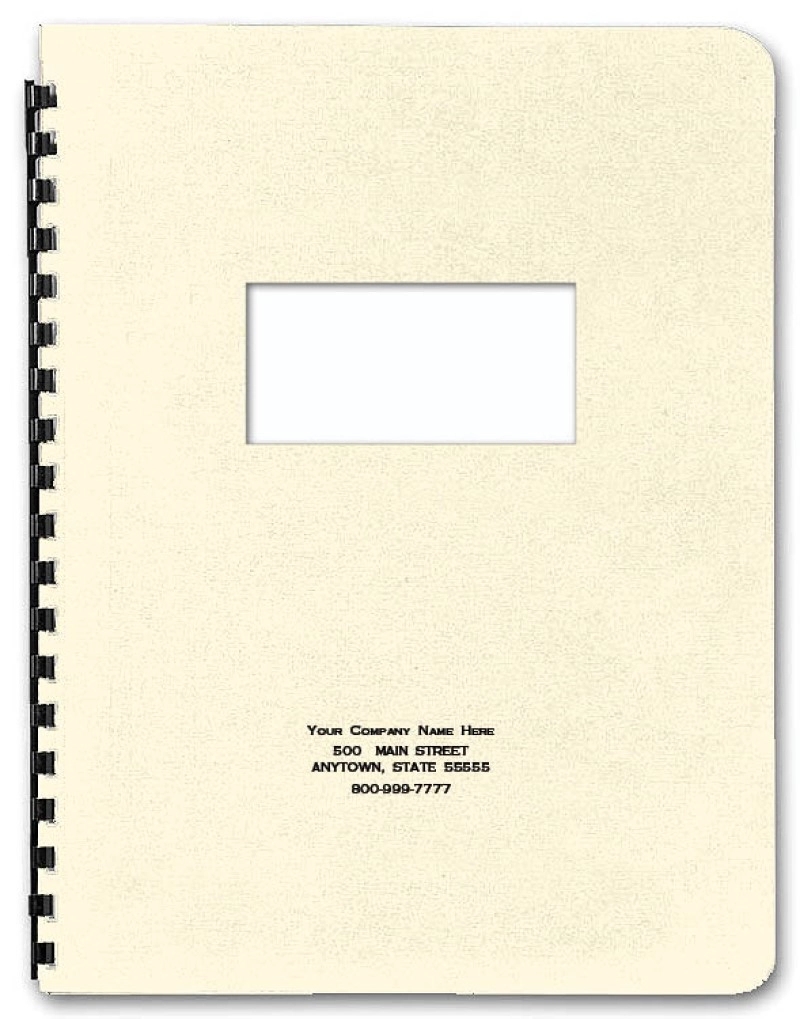Cover - Report, Punch & Bind With Window 17