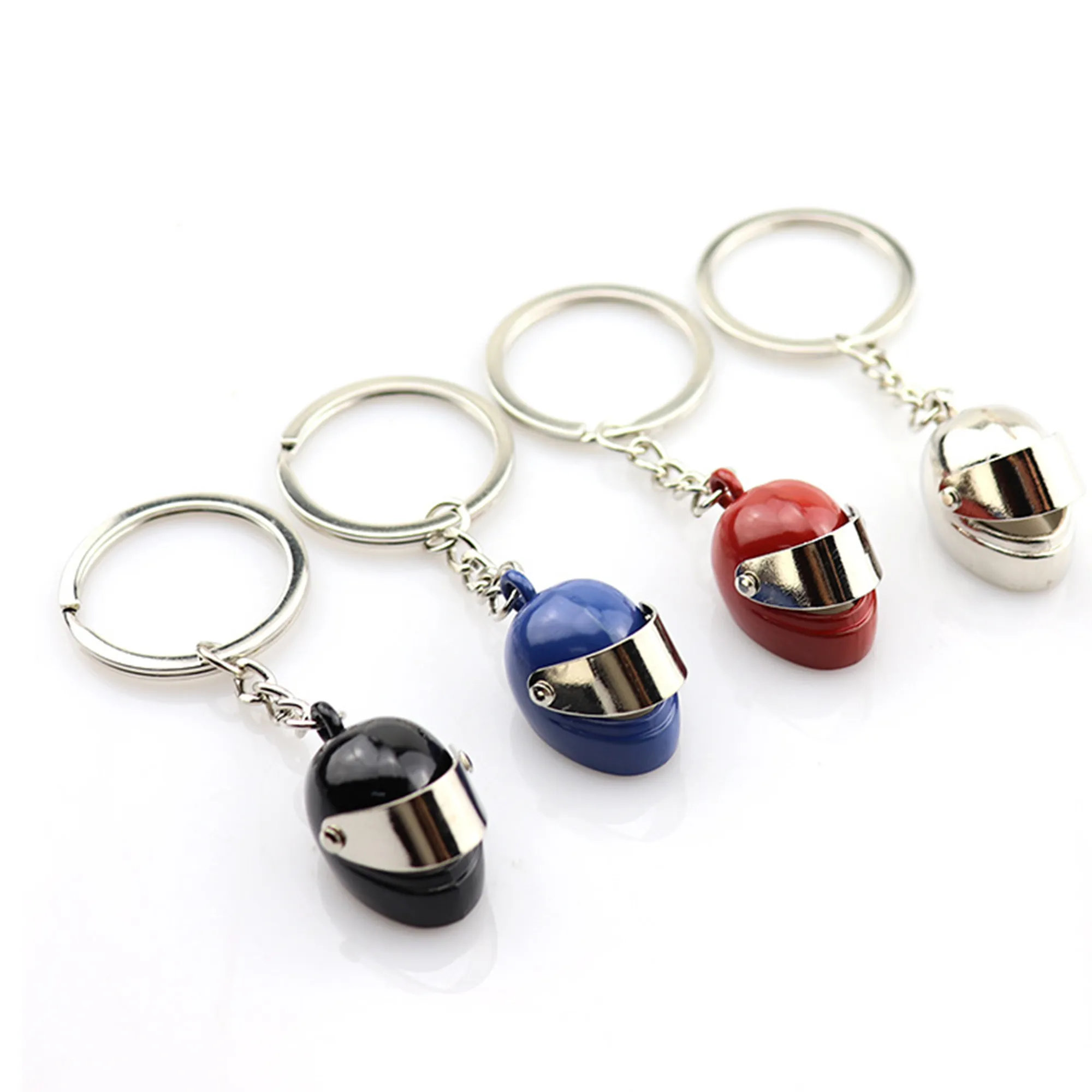 Custom Logo Motorcycle Helmet Keychain Gifts 3