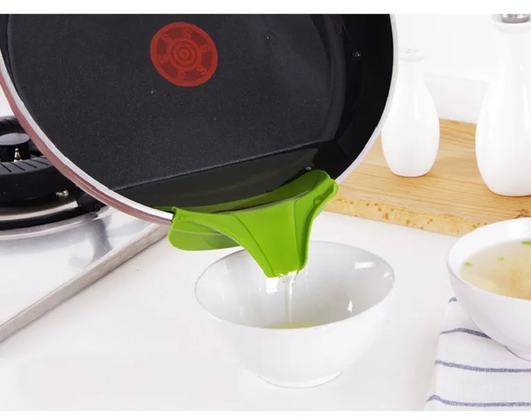 Silicone Kitchen Funnel Tools 6