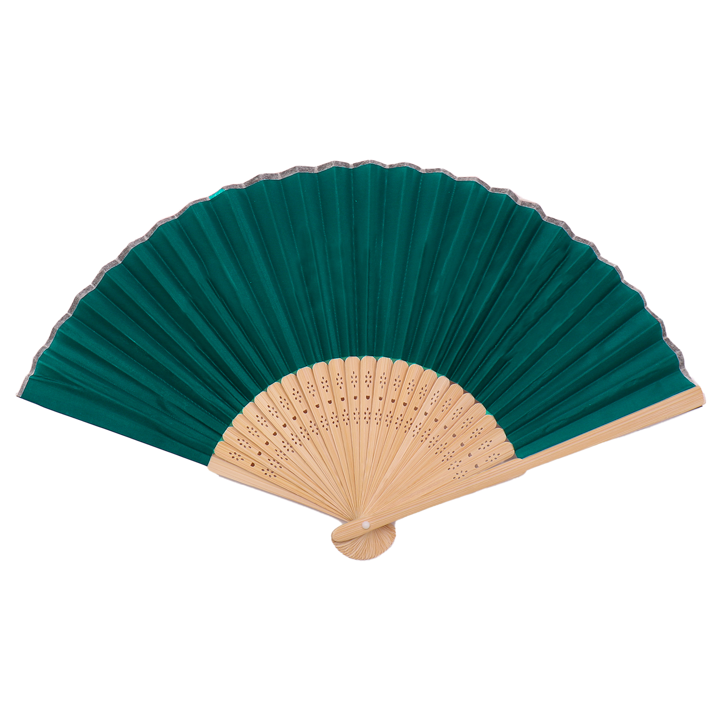 Bamboo Customizable Multi-Color Folding Fan 4