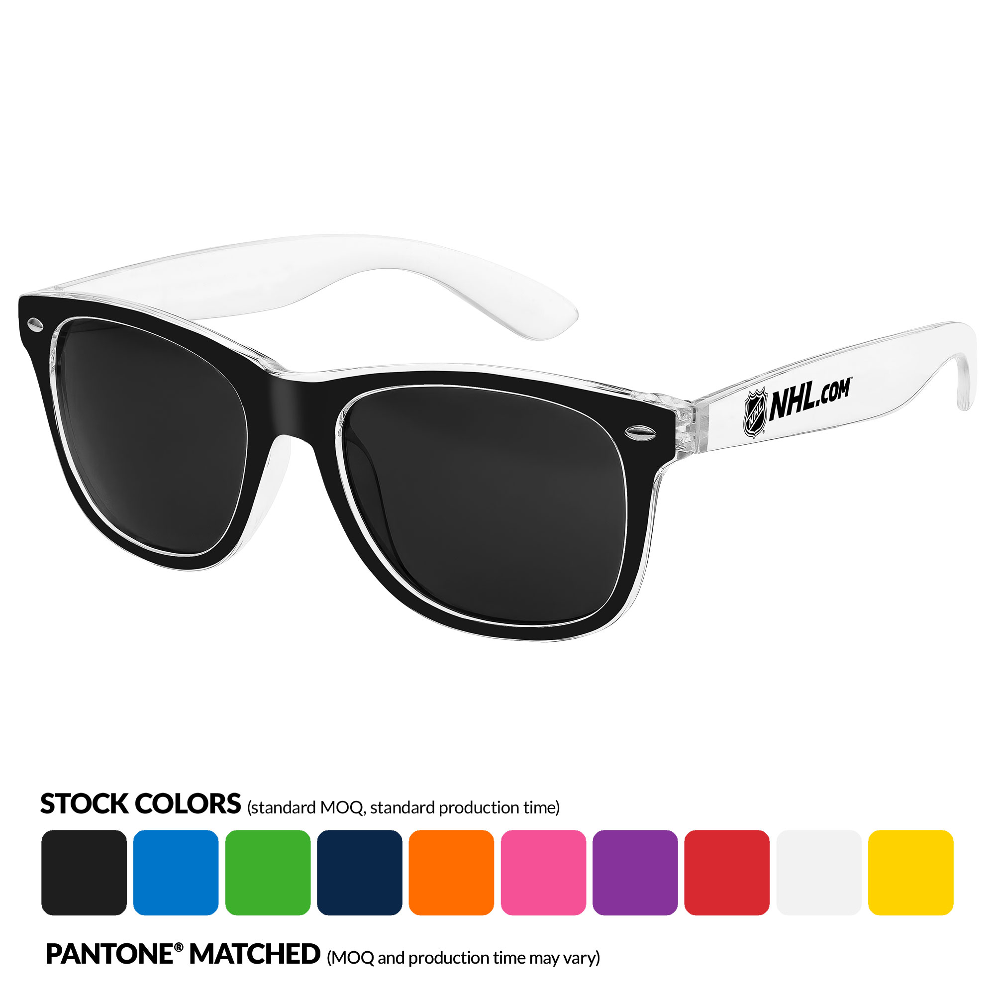 2-Tone Clear Retro Sunglasses 17