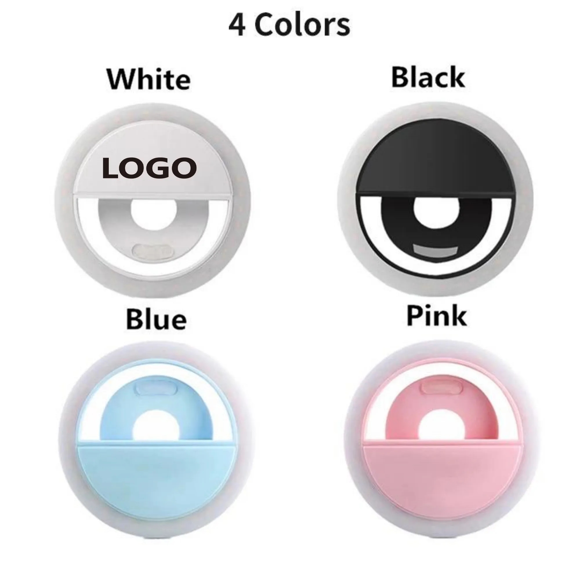 Rechargeable Moblie Round Selfie Ring MOQ10 2