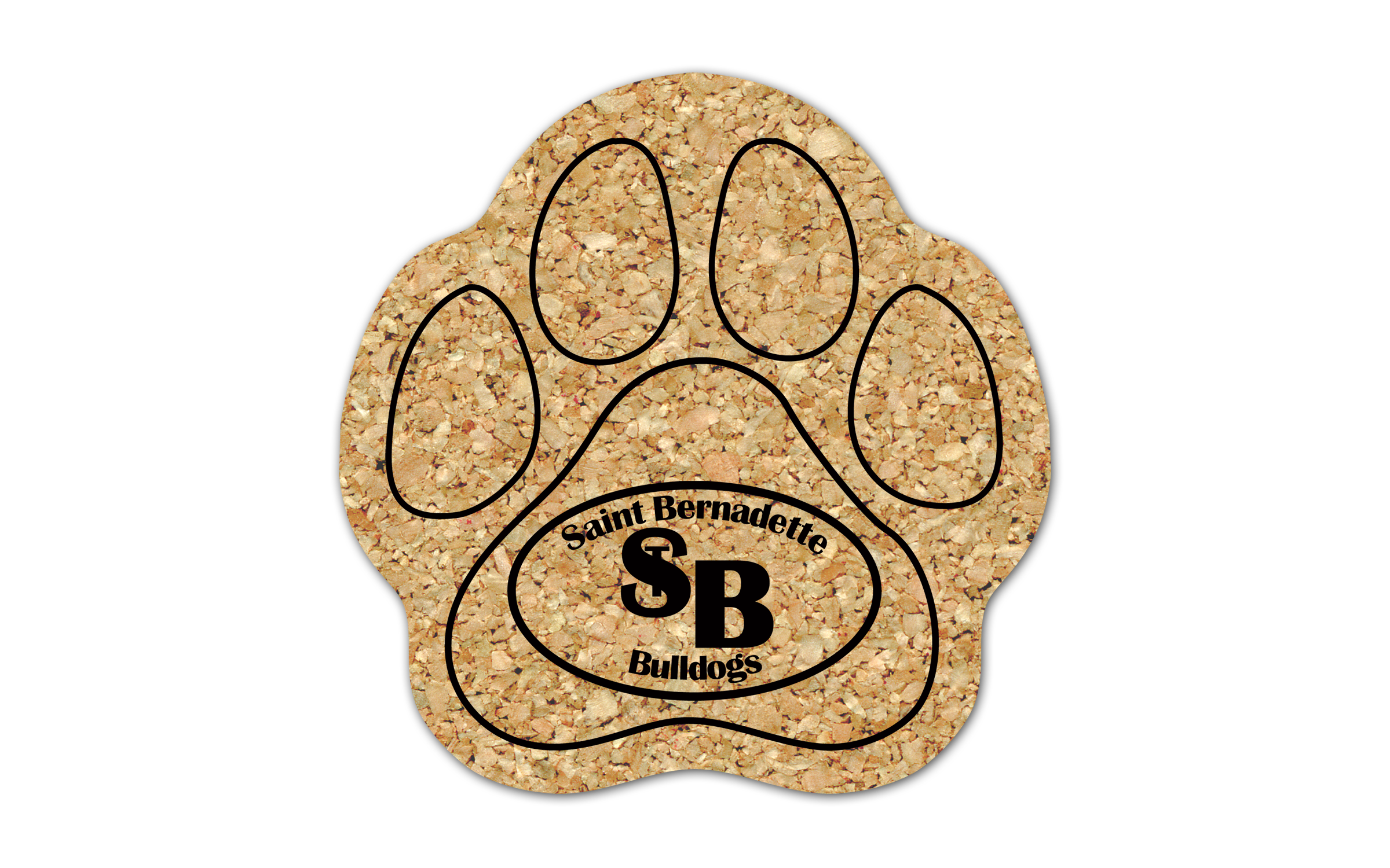 Paw Cork Coaster 5PW 3