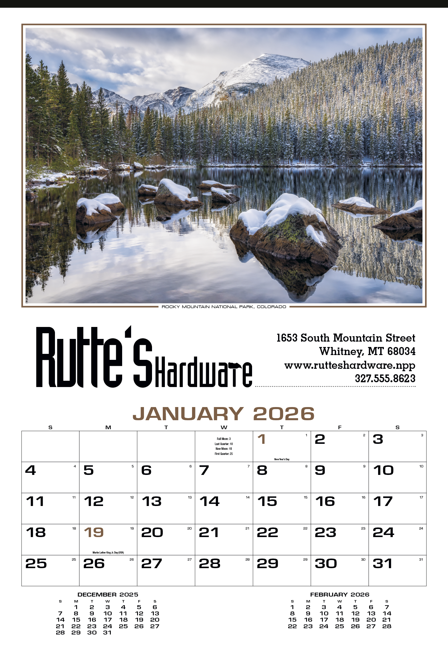 HotLine® Products Our Beautiful America® Executive Calendar 32