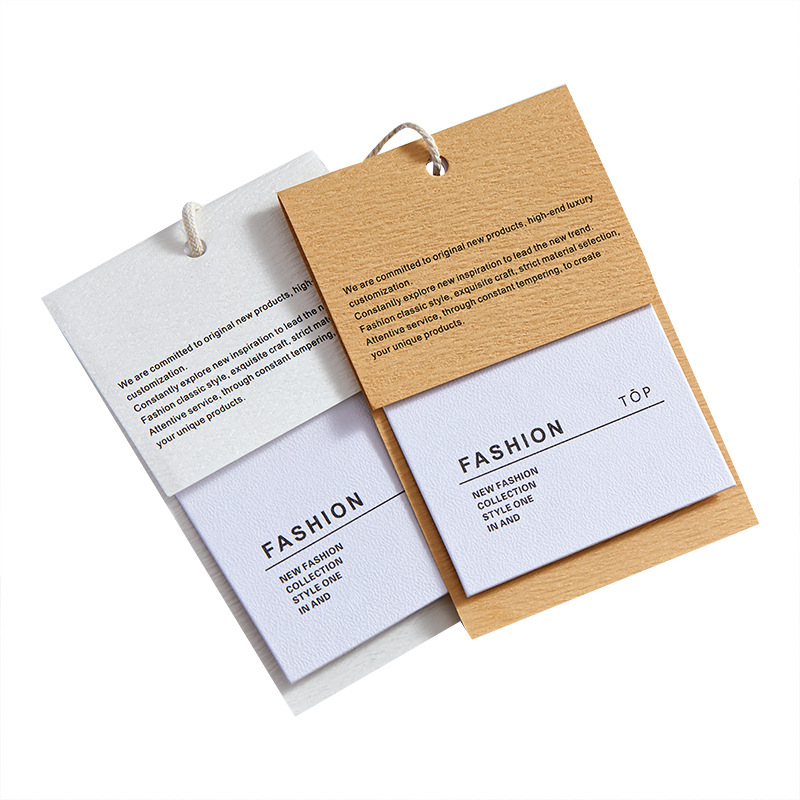 Custom Printed Clothing Hanging Tags 3