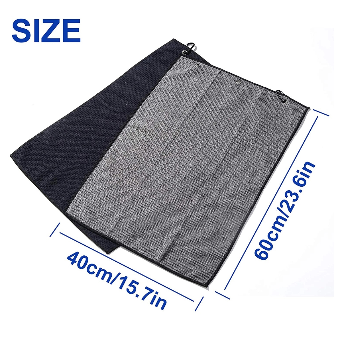 Golf Towel With Carabiner Clip 5
