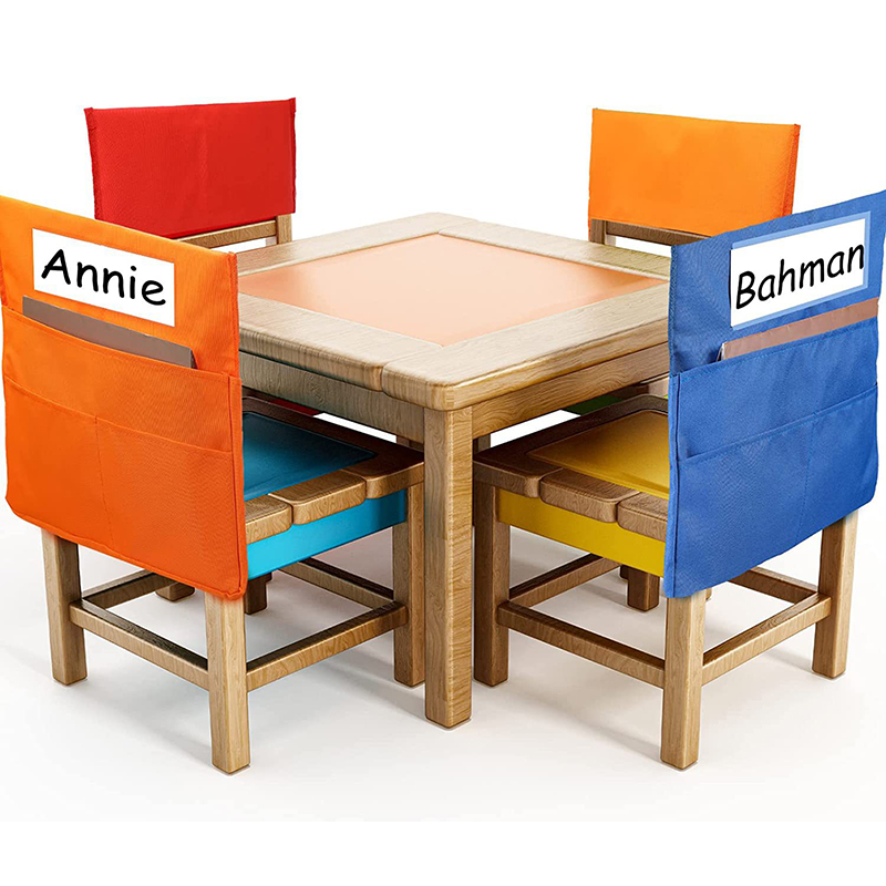 Classroom Chair Pocket Organizers W/ Name Tag 5