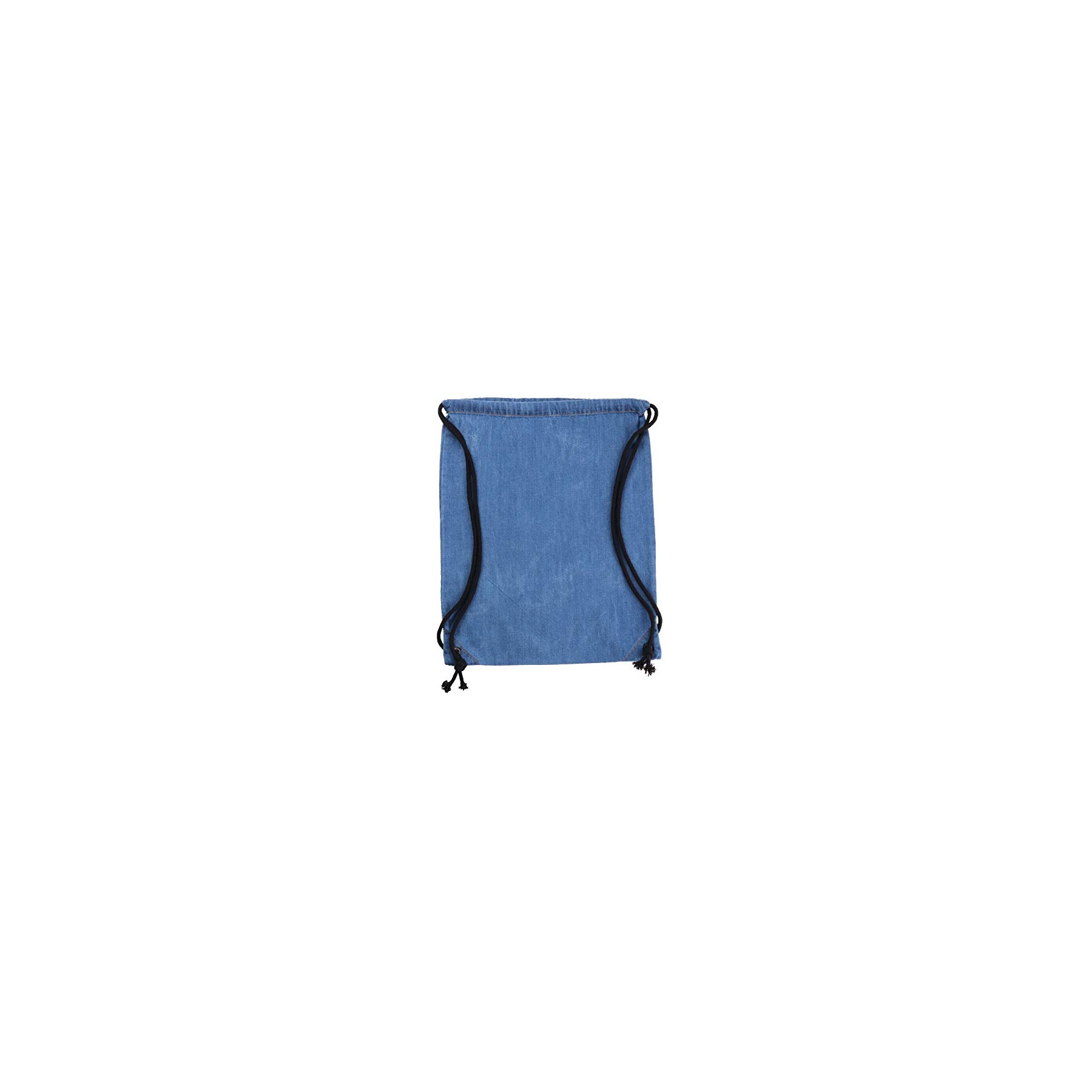 Denim Drawstring Backpacks Gym Beach Camping Trekking 2