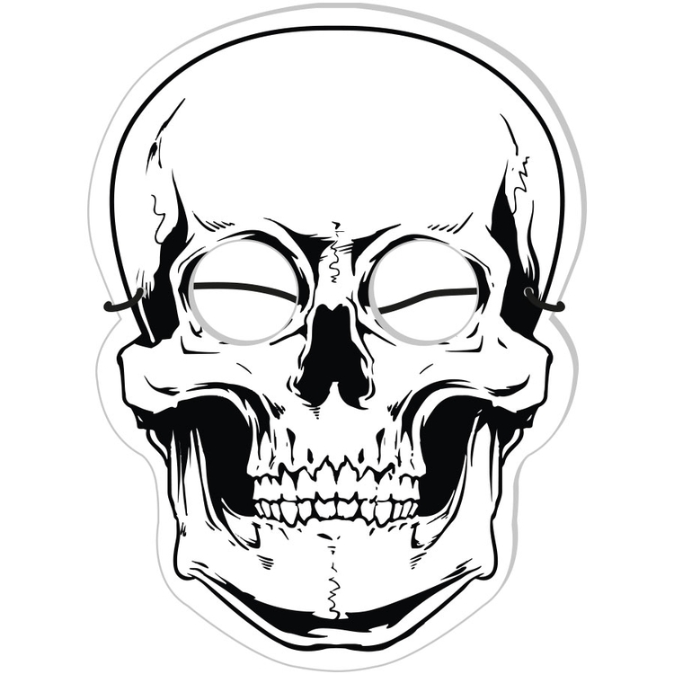 Foam Skull Mask 5
