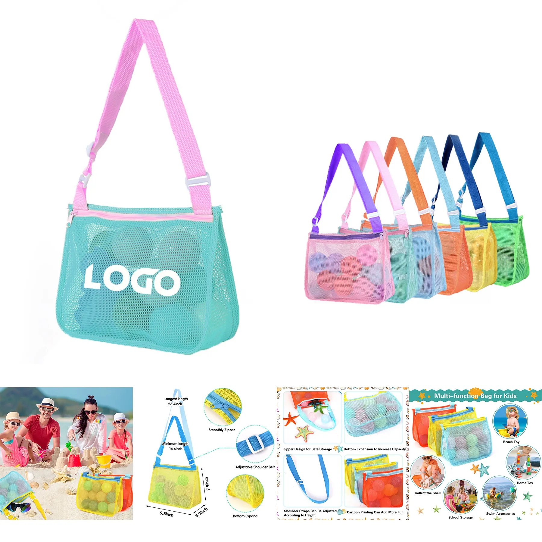 Mesh Beach Toys Bag 3
