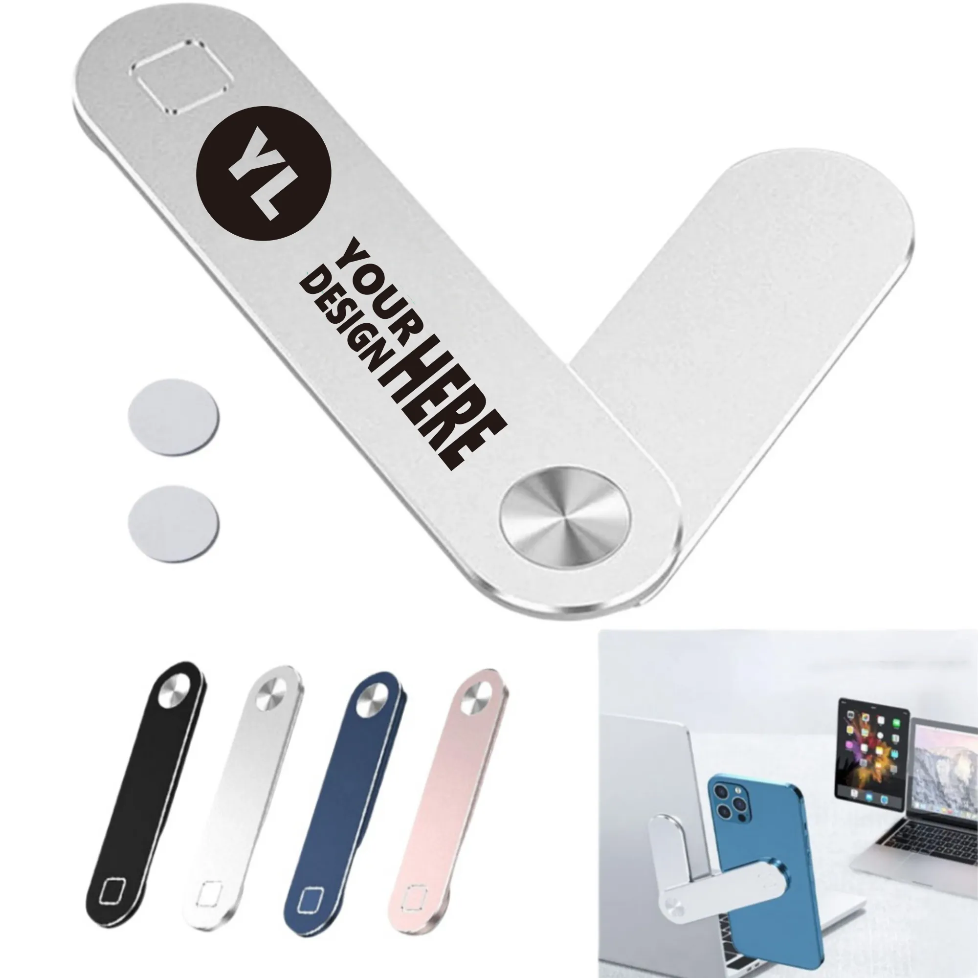 MOQ 50 Magnetic Laptop Extension Bracket Phone Holder 1