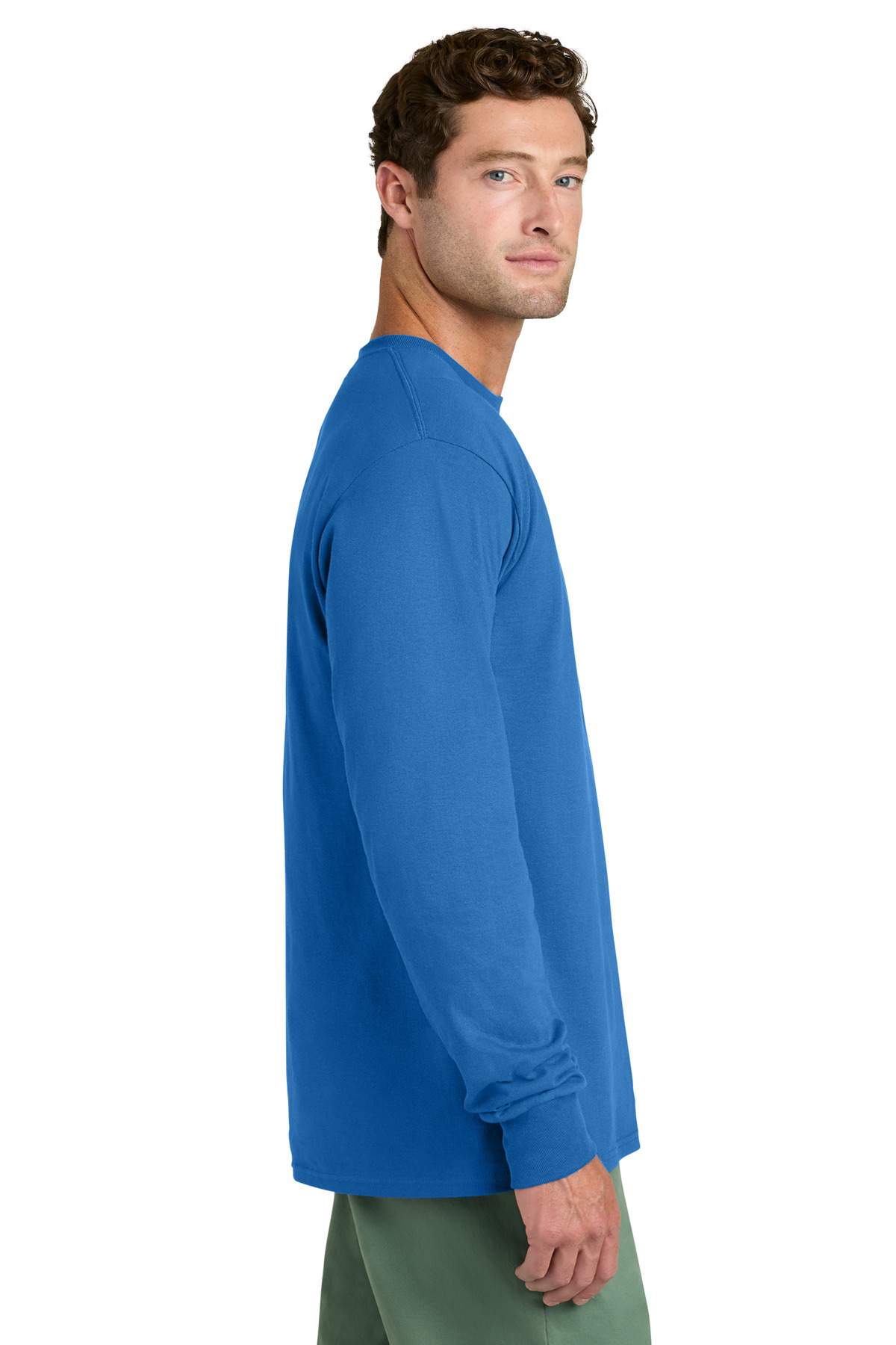 Port & Co Long Sleeve Core Cotton Tee. PC54LS 247