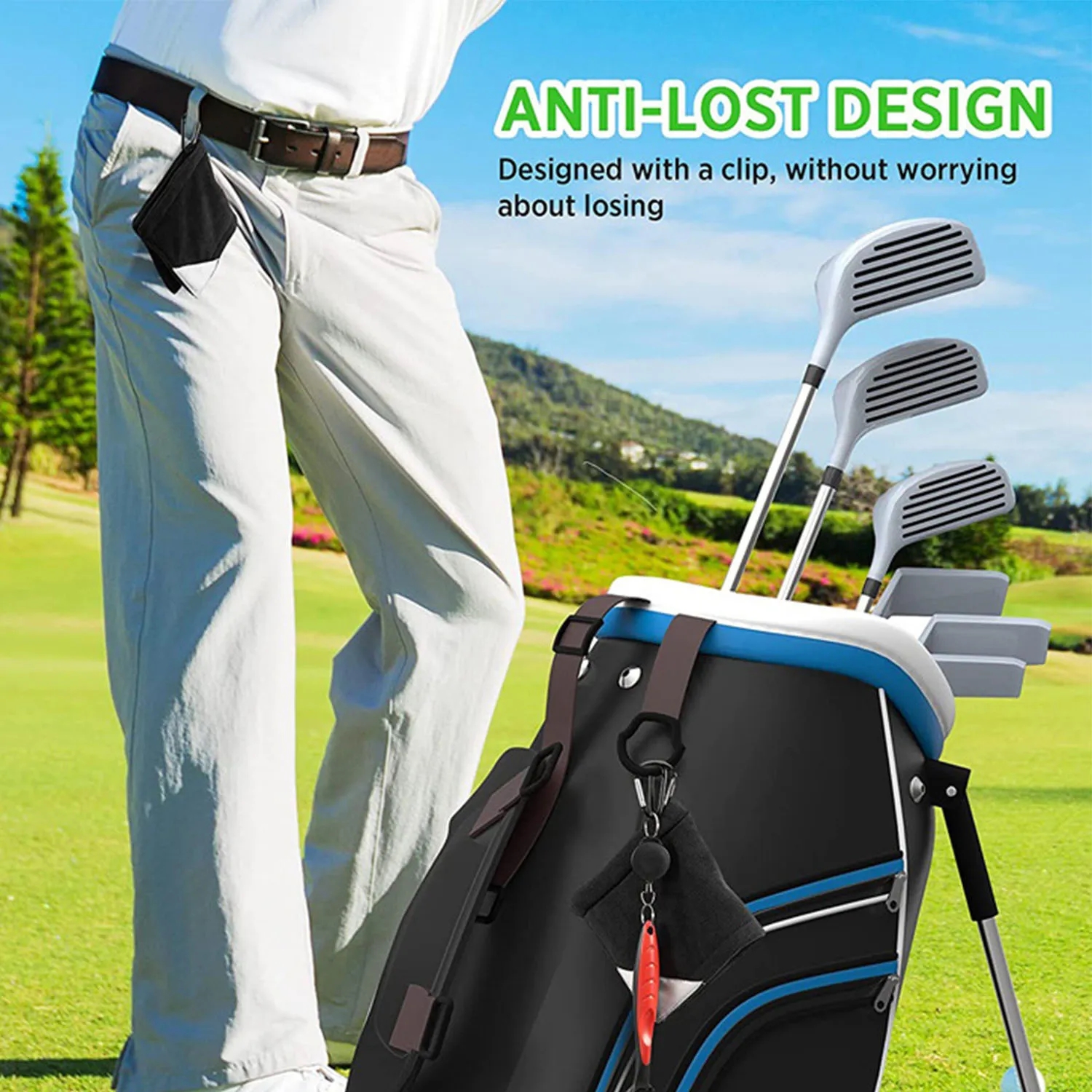 4 Inches Golf Ball Towel 4