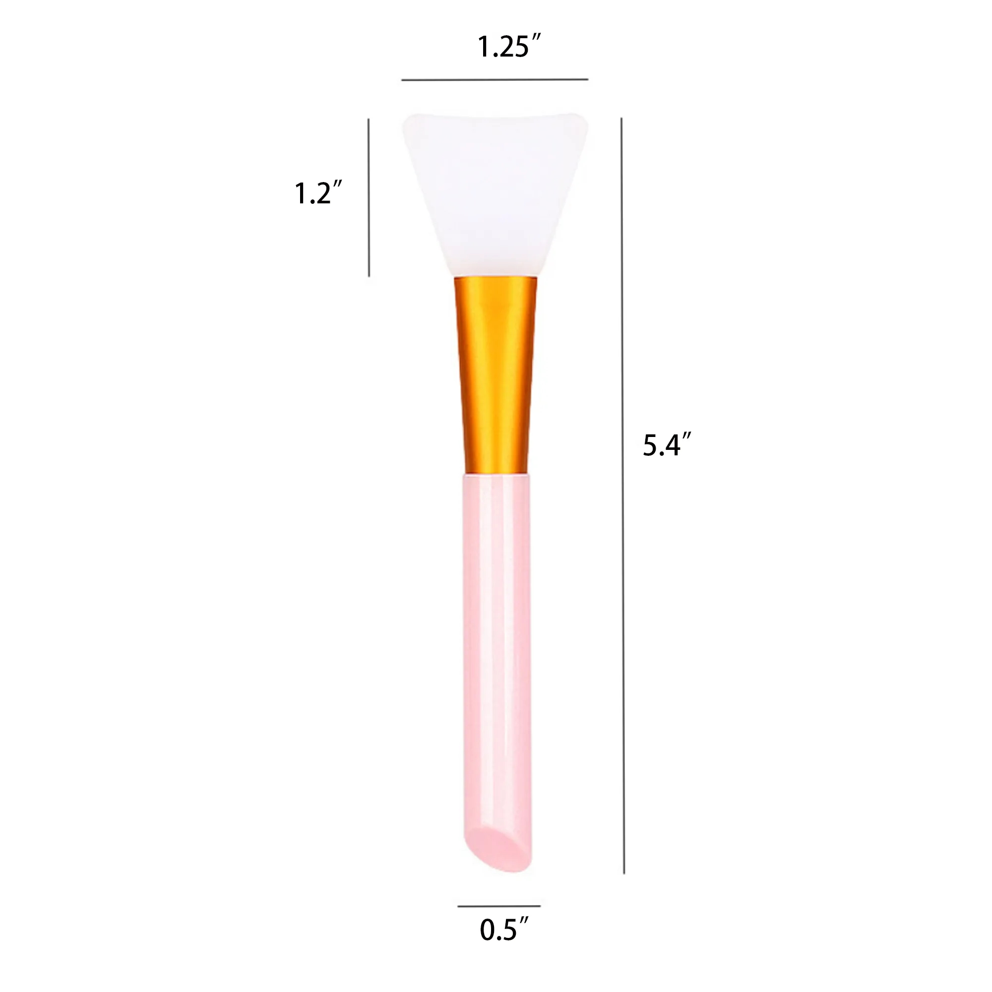 MOQ 20pcs Silicone Diagonal Tail Mask Brush 3