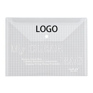 A4 Waterproof Plastic Button Folder 28