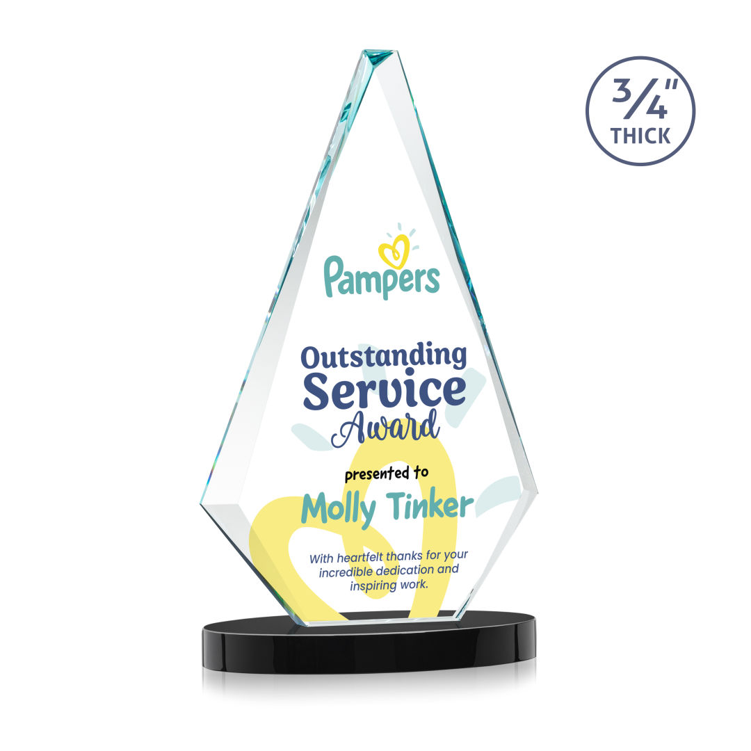 Windsor VividPrint™ Award on Alberton Base - Black 5