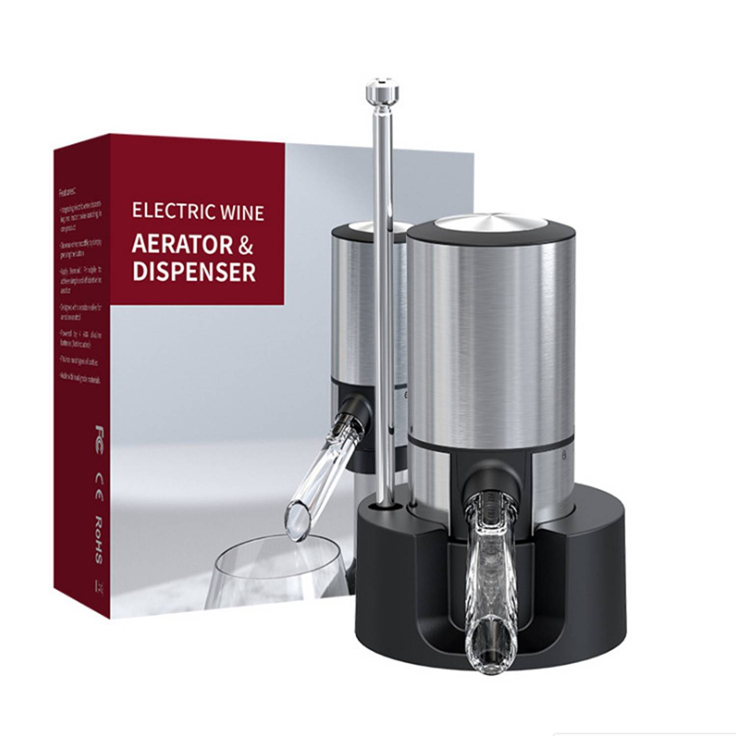 Multiple intelligent electronic wine aerators 2