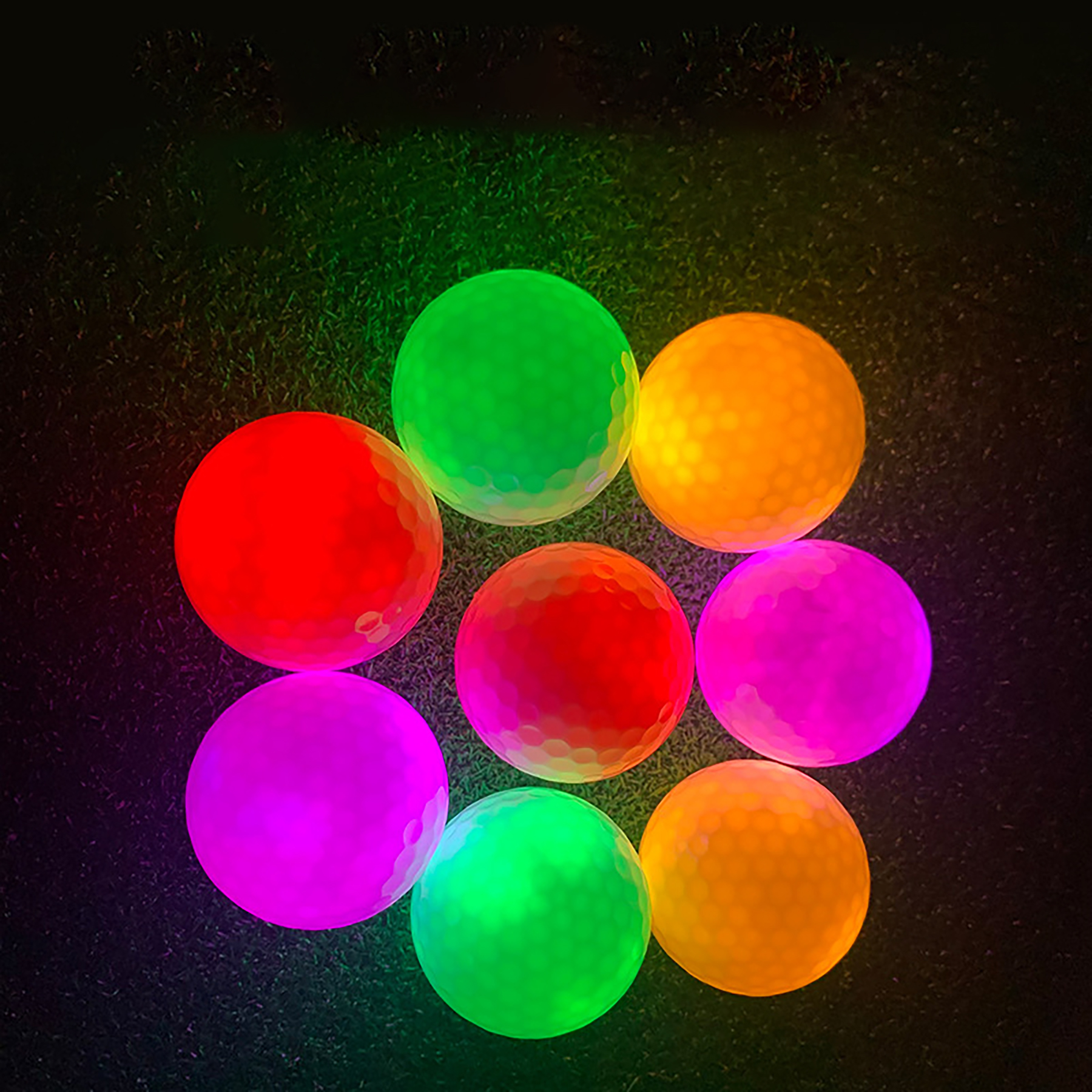 LED Glow in the Dark Golf Balls 1