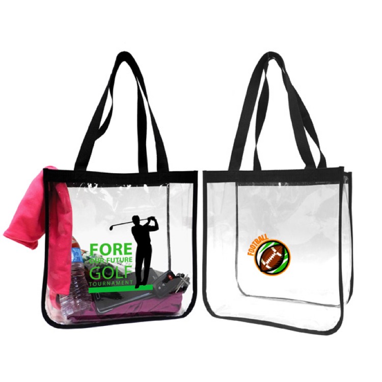 Gameday Clear Open Shoulder Tote 1