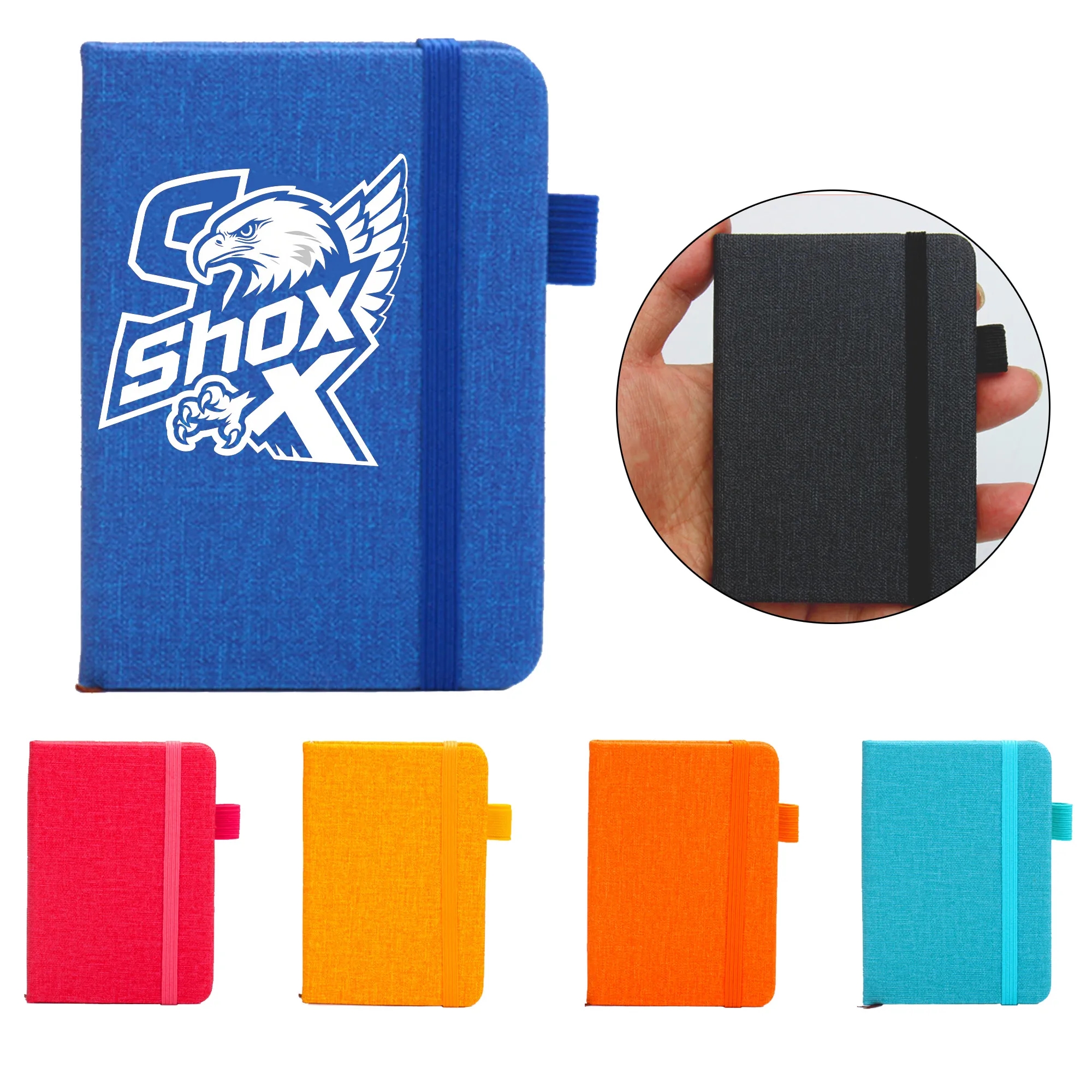 MOQ 100 A7 Notebook with Pen Loop 5