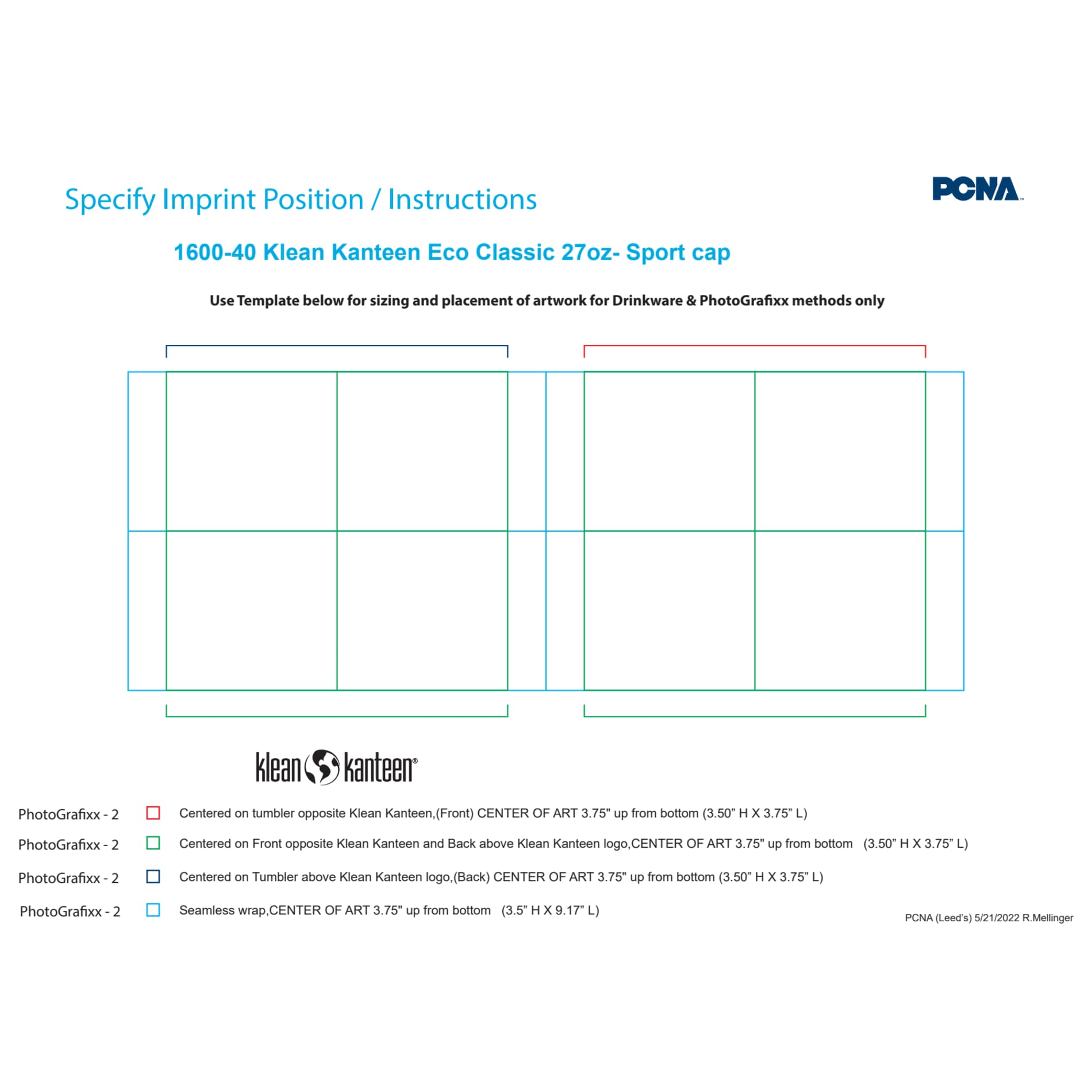 Klean Kanteen Eco Classic 27oz- Sport cap 30