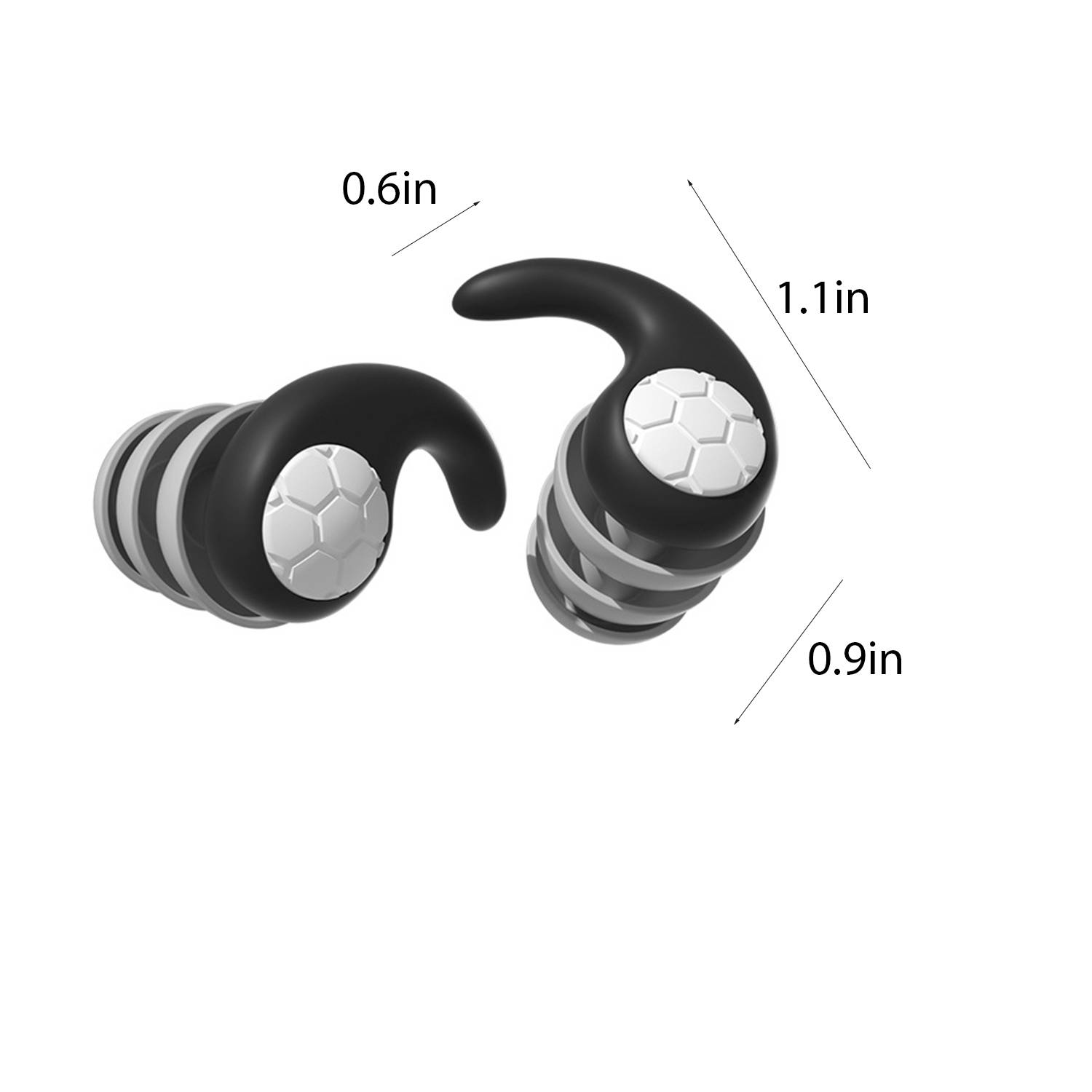 Silicone Noise Cancelling and Swimming Earplugs 2