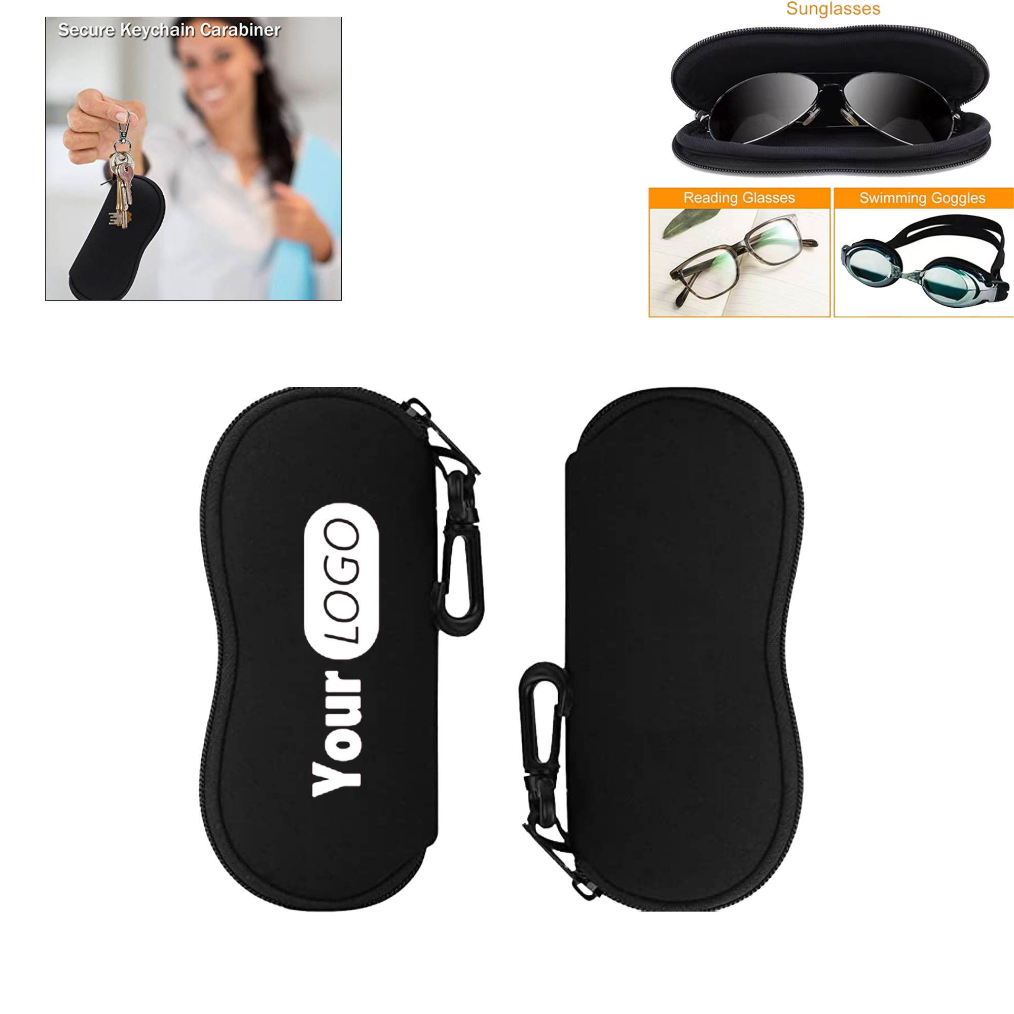 Full Color Printed Sunglasses/Swimming Goggles Bag 4