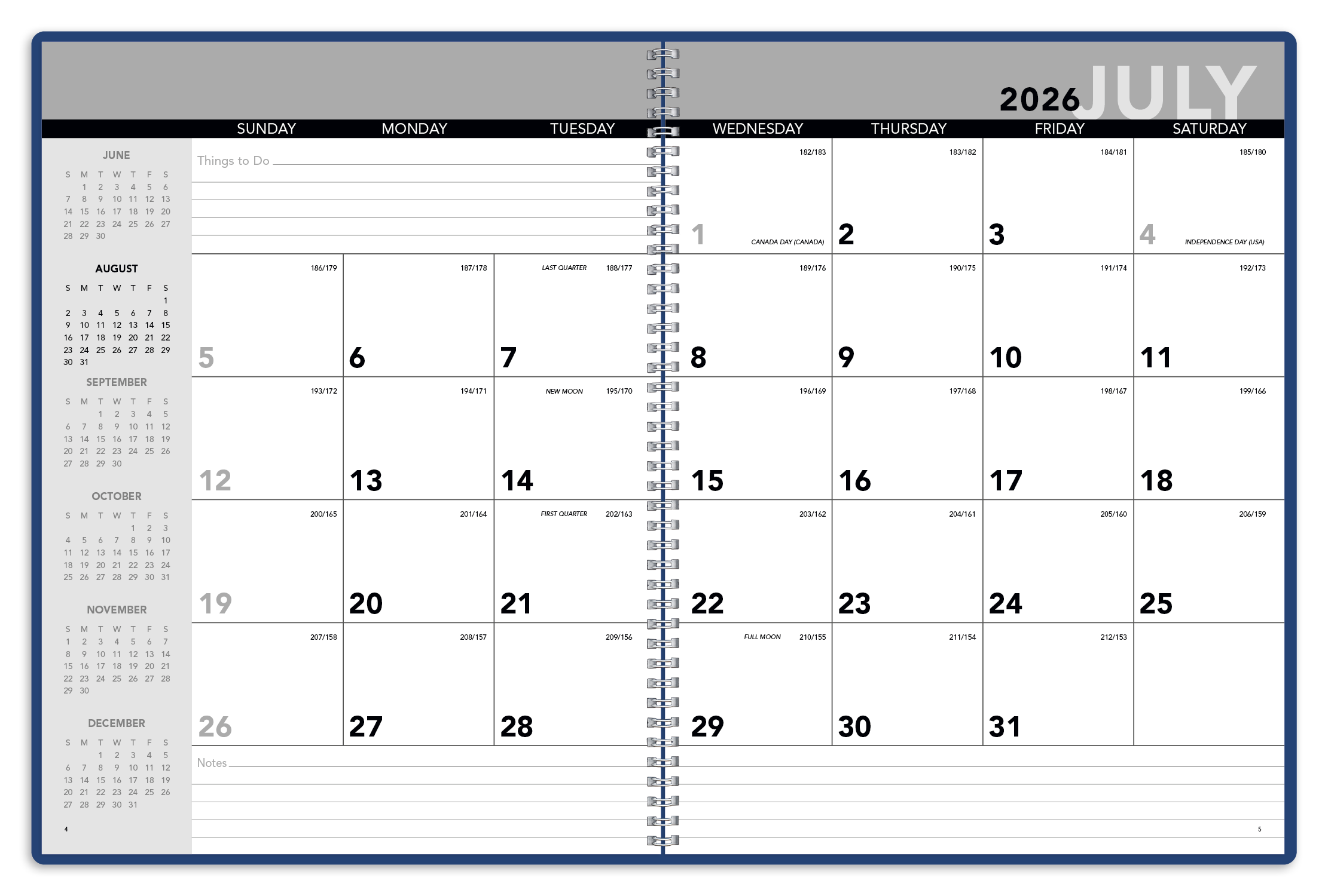 Triumph® Calendars Academic Monthly Planner 106