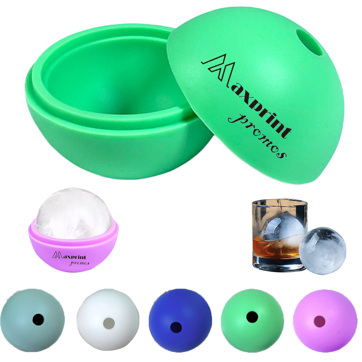 2.16 In Silicone Ice Ball Molds 3