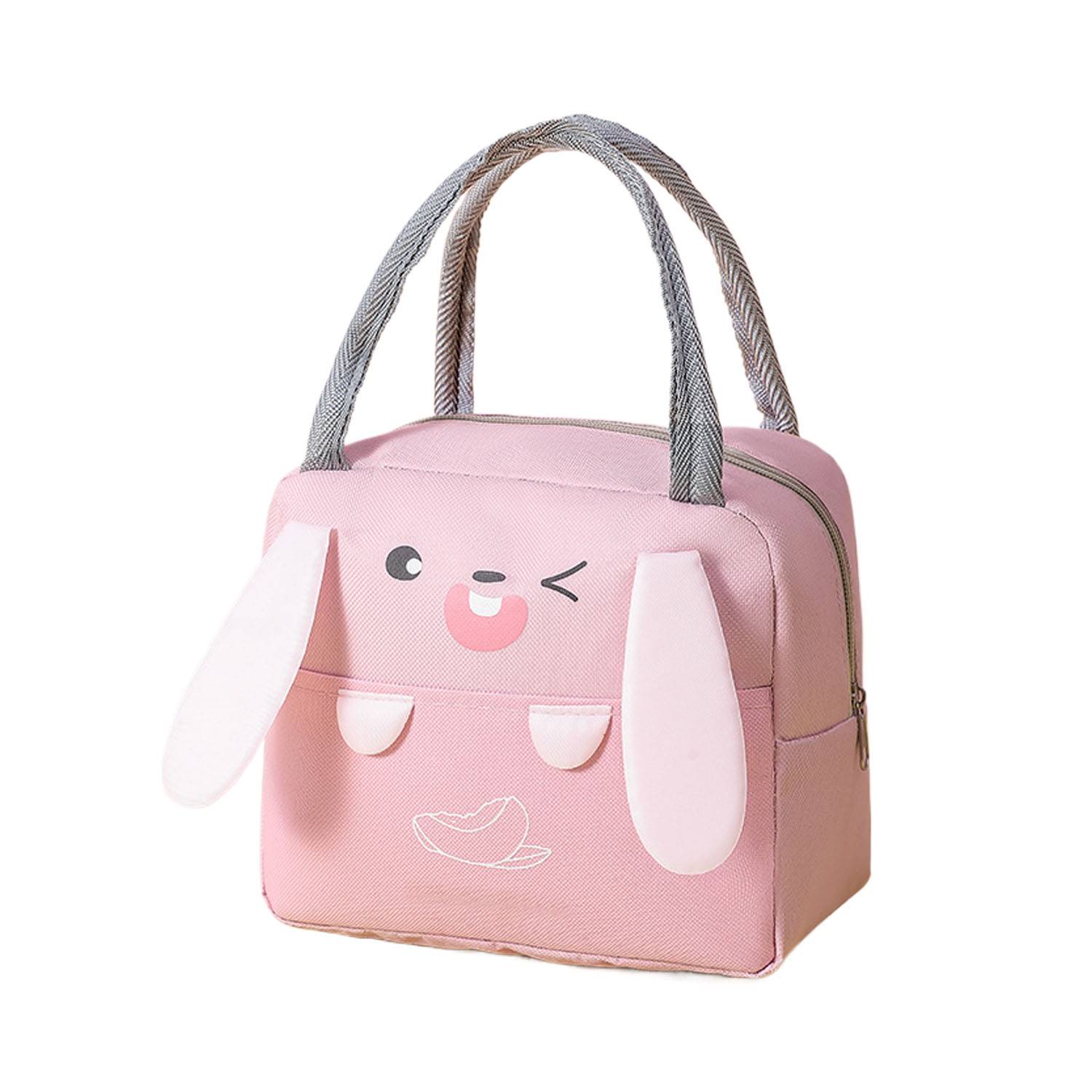 Large Capacity Portable Oxford Insulated Lunch Tote Bag 4