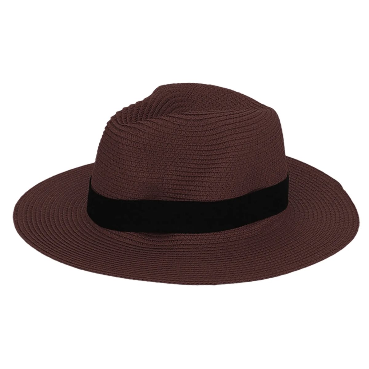 Stylish Woven Straw Hat with Wide Brim for Outdoor Use 9