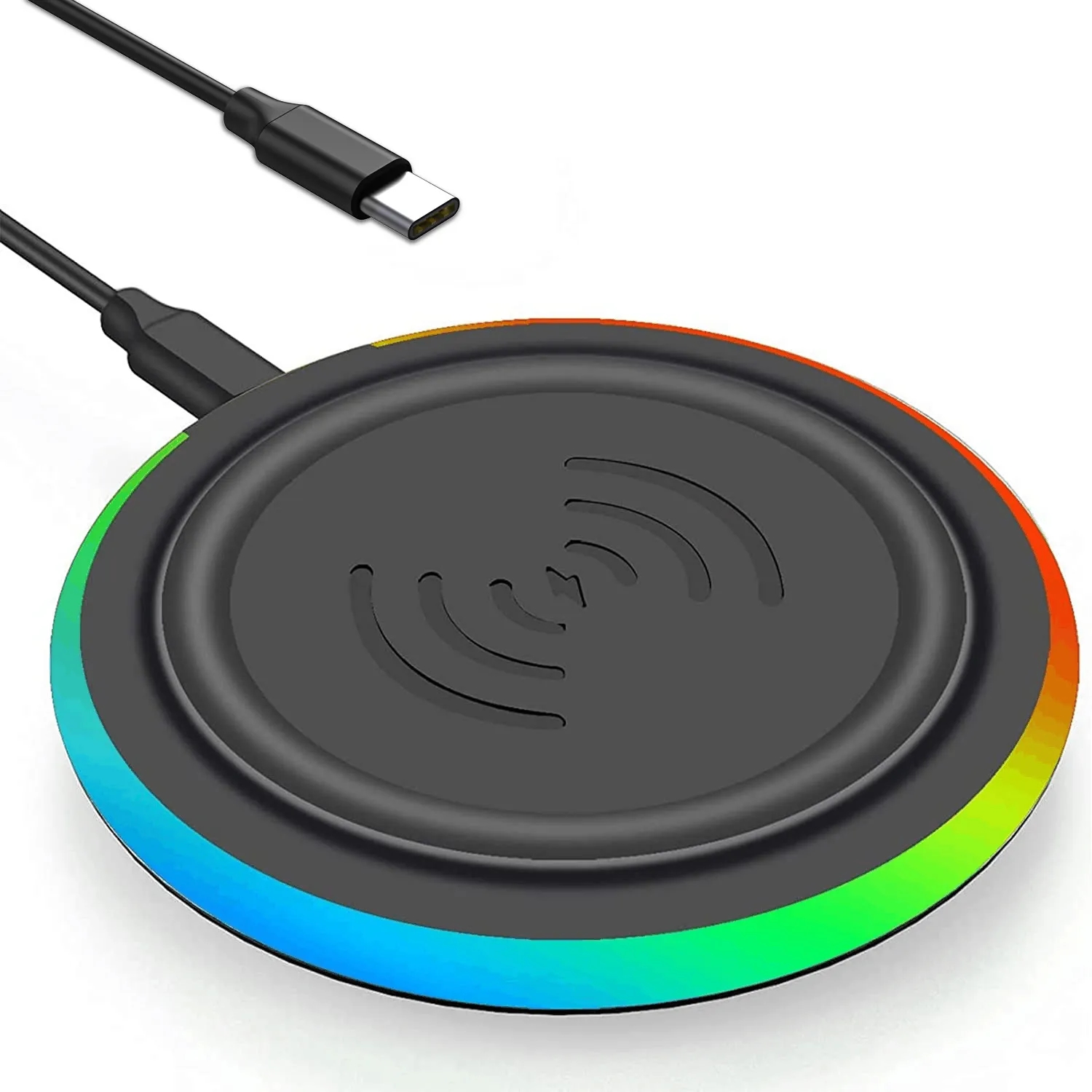 15W Max Fast RGB Wireless Charging Pad 4