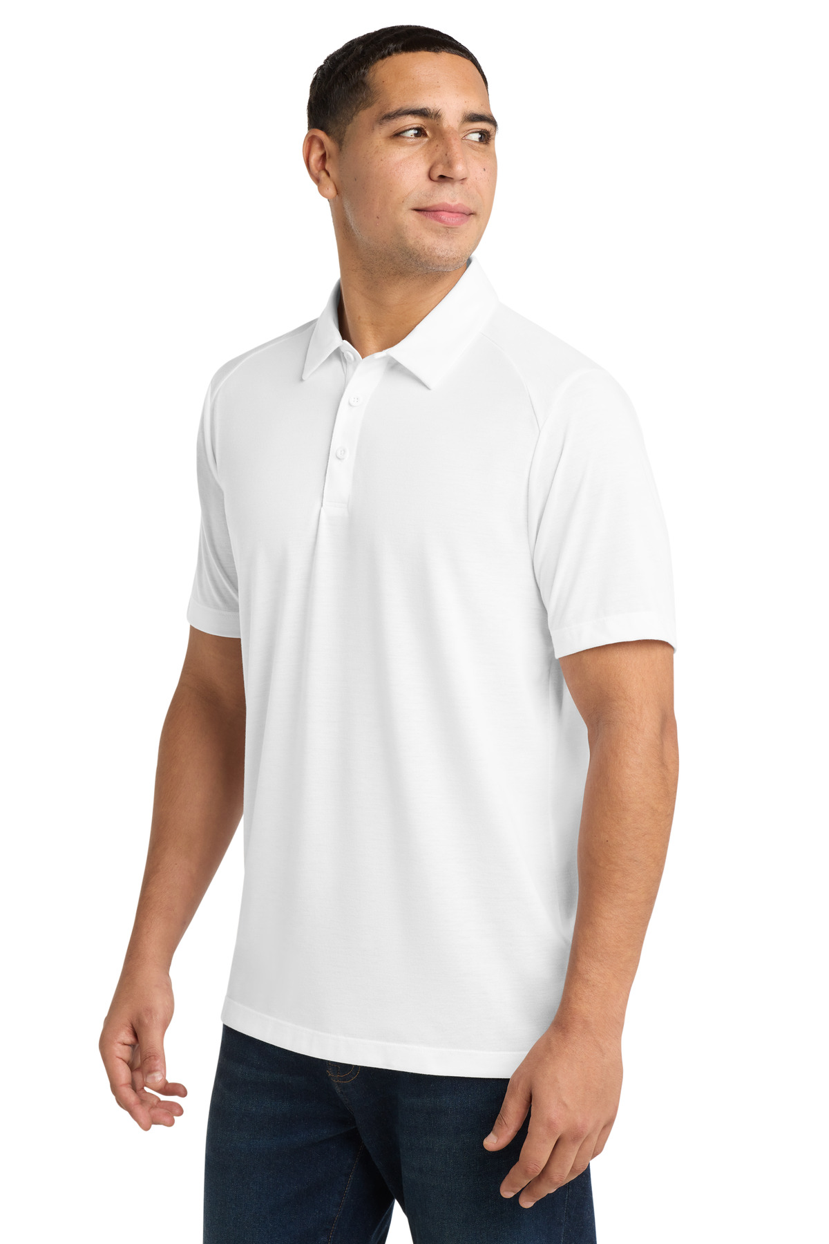 Sport-Tek PosiCharge Tri-Blend Wicking Polo. ST405 40