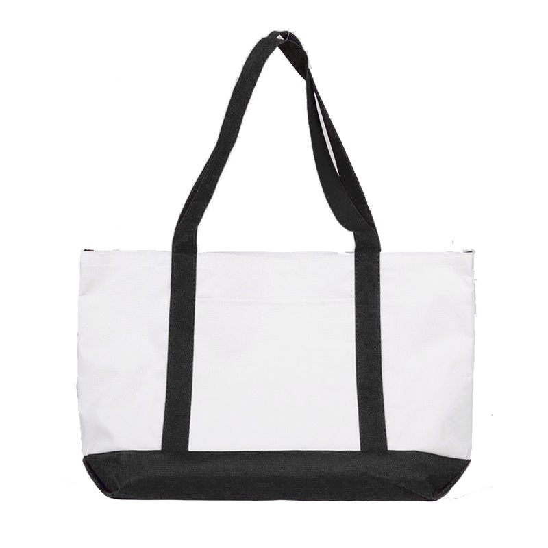 600D Polyester Shopping Tote Bag with PVC Backing 2
