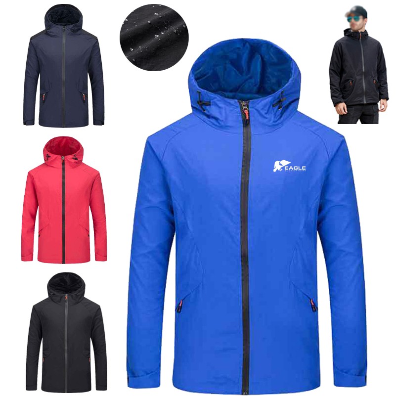 Men's Windproof with Hidden Hood for Fishing Thin Thickness Cycling Jacket 3